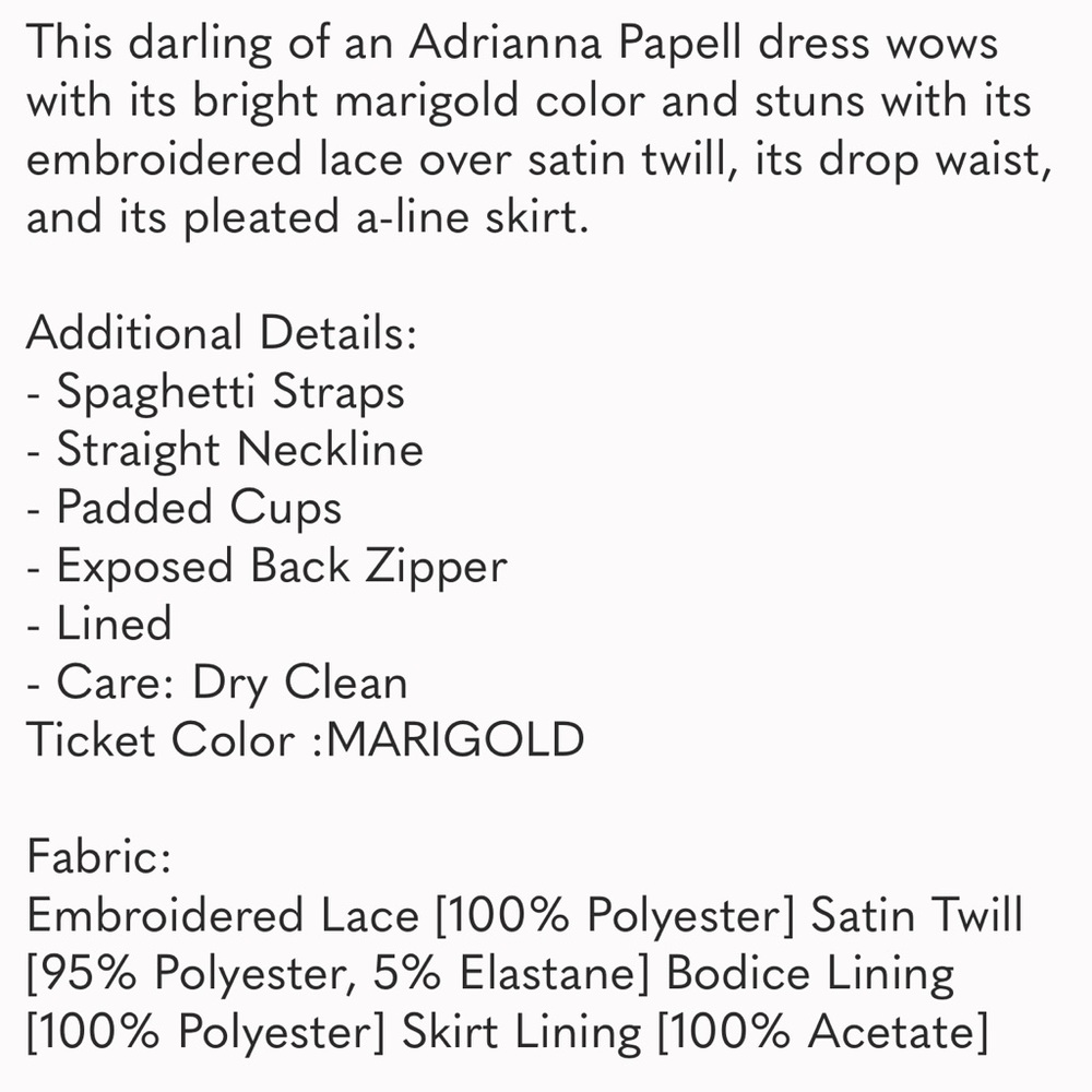 Adrianna Papell drop torso LACE party dress 🧡 - Picture 11 of 12